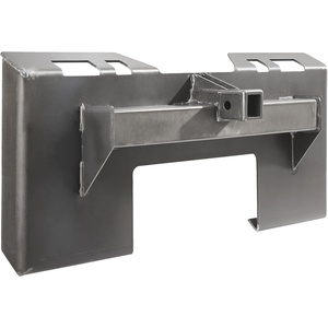 image:imageVEVOR Skid Steer Attachment Plate 38 Skid Steer Mount Plate with 228 Hitch Receiver Quick Attachment Loader Plates Compatible with Deere Kubota Bobcat Mahindra Skids Steers Tractor14 inch with Receiver