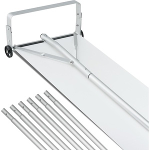 image:imageVEVOR Snow Roof Rake 30ft Reach Aluminium Roof Shovel with Slide Cloth Premium 19 Blade Snow Removal Tool Safe on Roof with Roll Wheels AntiSlip Handle Use for House Roof Car Snow Wet Leaves