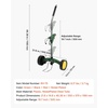 image:imageVEVOR Garden Pot Mover Heavy Duty Plant Dolly Cart with Adjustable Grabbing Arm Max 143 LBS Weight Capacity Potted Plant Mover Dolly with Suction Cup and Secure Lock Fits for Indoor amp Outdoor Use