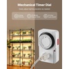 image:imageVEVOR Indoor Greenhouse with Grow Light 59 in Tall 4Tier Plant Stand with Clear Cover Timer amp Hygrometer 180W Full Spectrum Grow Lights Metal Lighted Plants Shelf Holder for Indoor PlantsWith Mechanical Timer