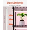 image:imageVEVOR Indoor Greenhouse with Grow Light 59 in Tall 4Tier Plant Stand with Clear Cover Timer amp Hygrometer 180W Full Spectrum Grow Lights Metal Lighted Plants Shelf Holder for Indoor Plants30w with Mechanical Timer