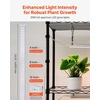image:imageVEVOR Indoor Greenhouse with Grow Light 59 in Tall 4Tier Plant Stand with Clear Cover Timer amp Hygrometer 180W Full Spectrum Grow Lights Metal Lighted Plants Shelf Holder for Indoor Plants3 Light Modes