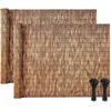image:imageVEVOR Natural Reed Fencing 6 ft x 164 ft Decorative Natural Reed Fencing Roll Decorative Fence for Backyard Garden Divider Privacy Screen Panel Curtain for Balcony Patio Garden Backyard OutdoorBrown