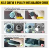 image:imageVEVOR Torque Converter 30 Series 212 Predator Torque Converter kit Go Kart Mini Bike Comet Clutch Set 34 Inch 10T 40 or 41 Chain Predator Driver Pulley Replacement Comet TAV234 Inch 10T