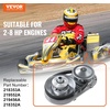 image:imageVEVOR Torque Converter 30 Series 212 Predator Torque Converter kit Go Kart Mini Bike Comet Clutch Set 34 Inch 10T 40 or 41 Chain Predator Driver Pulley Replacement Comet TAV234 10T 4041 and 12T 