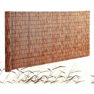 image:imageVEVOR Natural Reed Fencing 6 ft x 164 ft Decorative Natural Reed Fencing Roll Decorative Fence for Backyard Garden Divider Privacy Screen Panel Curtain for Balcony Patio Garden Backyard OutdoorBrown