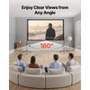 image:imageVEVOR Projector Screen with Stand 100 Inch 160 Wide Angle Indoor Outdoor Projection Screen 169 4K HD Wrinkleless Portable DualTripod Screens with Carry Bag for Movie Home Theater PresentationSixfooted 100