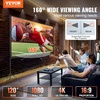 image:imageVEVOR Projector Screen with Stand 100 Inch 160 Wide Angle Indoor Outdoor Projection Screen 169 4K HD Wrinkleless Portable DualTripod Screens with Carry Bag for Movie Home Theater PresentationSixfooted 120