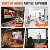image:imageVEVOR Projector Screen with Stand 100 Inch 160 Wide Angle Indoor Outdoor Projection Screen 169 4K HD Wrinkleless Portable DualTripod Screens with Carry Bag for Movie Home Theater PresentationSixfooted 120