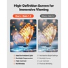 image:imageVEVOR Projector Screen with Stand 100 Inch 160 Wide Angle Indoor Outdoor Projection Screen 169 4K HD Wrinkleless Portable DualTripod Screens with Carry Bag for Movie Home Theater PresentationSixfooted 100