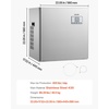 image:imageVEVOR Commercial Ice Maker Machine  Head 300 LbsDay Stainless Steel Ice Machine with Scheduled IceMaking SelfCleaning Adjustable Thickness Ideal for Restaurant Bar Cafe Hotel  Head Only  Ideal for Restaurant Bar Cafe Hotel Stainless Steel Material with Scheduled IceMaking SelfCleaning Adjustable Thickness2205 x 1752 x 2205 in