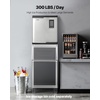 image:imageVEVOR Commercial Ice Maker Machine  Head 300 LbsDay Stainless Steel Ice Machine with Scheduled IceMaking SelfCleaning Adjustable Thickness Ideal for Restaurant Bar Cafe Hotel  Head Only  Ideal for Restaurant Bar Cafe Hotel Stainless Steel Material with Scheduled IceMaking SelfCleaning Adjustable Thickness1969 x 1969 x 2244 in