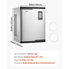 image:imageVEVOR Commercial Ice Maker Machine  Head 300 LbsDay Stainless Steel Ice Machine with Scheduled IceMaking SelfCleaning Adjustable Thickness Ideal for Restaurant Bar Cafe Hotel  Head Only  Ideal for Restaurant Bar Cafe Hotel Stainless Steel Material with Scheduled IceMaking SelfCleaning Adjustable Thickness800LBS24HGS