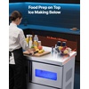 image:imageVEVOR Commercial Ice Maker Machine 132 lbs24H Stainless Steel Ice Machine with Worktop 30 lbs Storage amp 70 CubesCycle SelfCleaning Freestanding IceMaking for Home Bar Office Restaurant Kitchen