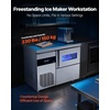 image:imageVEVOR Commercial Ice Maker Machine 132 lbs24H Stainless Steel Ice Machine with Worktop 30 lbs Storage amp 70 CubesCycle SelfCleaning Freestanding IceMaking for Home Bar Office Restaurant Kitchen