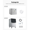 image:imageVEVOR Commercial Ice Maker Machine 360LBS24H IceMaking Machine with 250LBS Large Storage Bin Auto SelfCleaning Ice Maker with Touchscreen for Bar Cafe Restaurant Business Commercial  For Bar Cafe Restaurant Business Ice Ready in 15 Min with Adjustable Ice Thickness Auto SelfCleaning and Touchscreen450