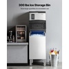 image:imageVEVOR Commercial Ice Maker Machine 360LBS24H IceMaking Machine with 250LBS Large Storage Bin Auto SelfCleaning Ice Maker with Touchscreen for Bar Cafe Restaurant Business Commercial  For Bar Cafe Restaurant Business Ice Ready in 15 Min with Adjustable Ice Thickness Auto SelfCleaning and Touchscreen800