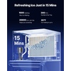 image:imageVEVOR Commercial Ice Maker Machine 360LBS24H IceMaking Machine with 250LBS Large Storage Bin Auto SelfCleaning Ice Maker with Touchscreen for Bar Cafe Restaurant Business Commercial  For Bar Cafe Restaurant Business Ice Ready in 15 Min with Adjustable Ice Thickness Auto SelfCleaning and Touchscreen1000