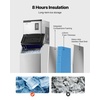 image:imageVEVOR Commercial Ice Maker Machine 360LBS24H IceMaking Machine with 250LBS Large Storage Bin Auto SelfCleaning Ice Maker with Touchscreen for Bar Cafe Restaurant Business Commercial  For Bar Cafe Restaurant Business Ice Ready in 15 Min with Adjustable Ice Thickness Auto SelfCleaning and Touchscreen300