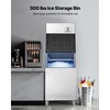image:imageVEVOR Commercial Ice Maker Machine 360LBS24H IceMaking Machine with 250LBS Large Storage Bin Auto SelfCleaning Ice Maker with Touchscreen for Bar Cafe Restaurant Business Commercial  For Bar Cafe Restaurant Business Ice Ready in 15 Min with Adjustable Ice Thickness Auto SelfCleaning and Touchscreen400