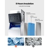 image:imageVEVOR Commercial Ice Maker Machine 360LBS24H IceMaking Machine with 250LBS Large Storage Bin Auto SelfCleaning Ice Maker with Touchscreen for Bar Cafe Restaurant Business Commercial  For Bar Cafe Restaurant Business Ice Ready in 15 Min with Adjustable Ice Thickness Auto SelfCleaning and Touchscreen400