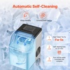 image:imageVEVOR Countertop Ice Maker 32 Cubes Ready in 15 Mins 46lbs in 24Hrs SelfCleaning Portable Ice Maker with Convenient Ice Transfer Ice Machine with 2 Sizes Ice Cube for Home Kitchen Office Party45lbs24H
