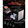 image:imageVEVOR Countertop Ice Maker 32 Cubes Ready in 15 Mins 46lbs in 24Hrs SelfCleaning Portable Ice Maker with Convenient Ice Transfer Ice Machine with 2 Sizes Ice Cube for Home Kitchen Office Party22lbs24H