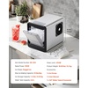 image:imageVEVOR Countertop Ice Maker 33 lbs per Day SelfCleaning Portable Machine with Scoop DrawerStyle Ice Access Nugget IceMaking Machine with Chewable ICES for Home Kitchen Office Bar amp Party