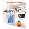 image:imageVEVOR Countertop Ice Maker 44 lbs per Day SelfCleaning Portable Machine with Scoop Nugget Ice Machine with Chewable ICES for Home Kitchen Office Bar amp Party 4 lbs IceStorage Sliver