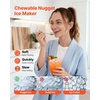image:imageVEVOR Countertop Ice Maker 44 lbs per Day SelfCleaning Portable Machine with Scoop Nugget Ice Machine with Chewable ICES for Home Kitchen Office Bar amp Party 4 lbs IceStorage Sliver