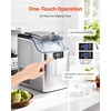 image:imageVEVOR Countertop Ice Maker 44 lbs per Day SelfCleaning Portable Machine with Scoop Nugget Ice Machine with Chewable ICES for Home Kitchen Office Bar amp Party 4 lbs IceStorage Sliver