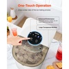 image:imageVEVOR Countertop Ice Maker 7 Cubes Ready in 6 Mins 26 lbs per Day SelfCleaning Portable Machine with Ice Scoop IceMaking Machine with 2 Sizes Bullet ICES for Home Kitchen Office Bar amp PartyWhite