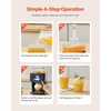 image:imageVEVOR Snowflake Ice Machine 44LBS24H Snowflake Ice Maker Ice Shaver Machine with Stainless Steel Blade Electric Snow Cone Maker with 02 Gal Tank 60S Fast PreCooling for Home amp Small Gatherings  Home Parties Gatherings 60S Fast Pre Cooling Shaving For Cones Compact Countertop Easy Clean Hopper Scoop Brush Power Cord