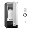image:imageVEVOR Undercounter Builtin Ice Maker 50 LbsDay Under Counter Ice Maker Machine with Drain Pump Reversible Door Stainless Steel Freestanding Ice Maker for Commercial Home Kitchen