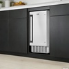 image:imageVEVOR Undercounter Builtin Ice Maker 66 LbsDay Under Counter Nugget Ice Maker Machine with Reversible Door Stainless Steel Freestanding Ice Maker for Commercial Home Kitchen Electric Drainage  18LBS Storage BinStainless Steel Freestanding Nugget Ice Machine with Reversible Door amp DrainageCommercial Home Kitchen Use