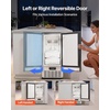 image:imageVEVOR Undercounter Builtin Ice Maker 66 LbsDay Under Counter Nugget Ice Maker Machine with Reversible Door Stainless Steel Freestanding Ice Maker for Commercial Home Kitchen Electric Drainage  18LBS Storage BinStainless Steel Freestanding Nugget Ice Machine with Reversible Door amp DrainageCommercial Home Kitchen Use