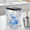 image:imageVEVOR Water Dispenser with Ice Maker 3in1 FloorStanding Water Dispenser 33 LBS24H 9 Cubes7 Min Fast Ice Making with 13 LBS Storage Bullet IceCubes amp ColdWater for Home Kitchen PartyBlackSilver