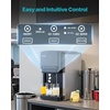 image:imageVEVOR Water Dispenser with Ice Maker 3in1 FloorStanding Water Dispenser 33 LBS24H 9 Cubes7 Min Fast Ice Making with 13 LBS Storage Bullet IceCubes amp ColdWater for Home Kitchen PartyBlackSilver