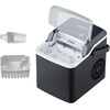 image:imageVEVOR Water Dispenser with Ice Maker 3in1 FloorStanding Water Dispenser 33 LBS24H 9 Cubes7 Min Fast Ice Making with 13 LBS Storage Bullet IceCubes amp ColdWater for Home Kitchen PartyBlack