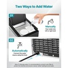 image:imageVEVOR Water Dispenser with Ice Maker 3in1 FloorStanding Water Dispenser 33 LBS24H 9 Cubes7 Min Fast Ice Making with 13 LBS Storage Bullet IceCubes amp ColdWater for Home Kitchen PartyBlackSilver