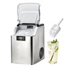image:imageVEVOR Countertop Ice Maker 44 lbs per Day SelfCleaning Portable Machine with Scoop Nugget Ice Machine with Chewable ICES for Home Kitchen Office Bar amp Party 4 lbs IceStorage Sliver