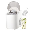 image:imageVEVOR Countertop Ice Maker 7 Cubes Ready in 6 Mins 26 lbs per Day SelfCleaning Portable Machine with Ice Scoop IceMaking Machine with 2 Sizes Bullet ICES for Home Kitchen Office Bar amp PartyWhite