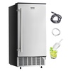 image:imageVEVOR Undercounter Builtin Ice Maker 80 LbsDay Under Counter Ice Maker Machine with Reversible Door Stainless Steel Freestanding Ice Maker for Commercial Home Kitchen Electric Drainage  Ideal for Commercial Home Kitchen Use Stainless Steel Freestanding Nugget Ice Machine with Reversible Door Electric Drainage