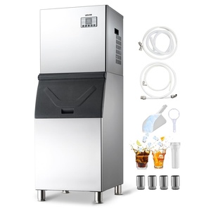 image:imageVEVOR Commercial Ice Maker Machine 360LBS24H IceMaking Machine with 250LBS Large Storage Bin Auto SelfCleaning Ice Maker with Touchscreen for Bar Cafe Restaurant Business Commercial  For Bar Cafe Restaurant Business Ice Ready in 15 Min with Adjustable Ice Thickness Auto SelfCleaning and Touchscreen400