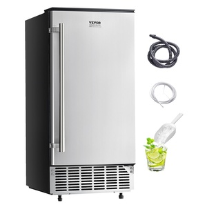 image:imageVEVOR Undercounter Builtin Ice Maker 80 LbsDay Under Counter Ice Maker Machine with Reversible Door Stainless Steel Freestanding Ice Maker for Commercial Home Kitchen Electric Drainage  Ideal for Commercial Home Kitchen Use Stainless Steel Freestanding Nugget Ice Machine with Reversible Door Electric Drainage