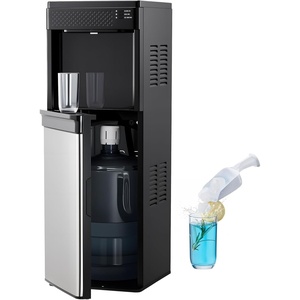 image:imageVEVOR Water Dispenser with Ice Maker 3in1 FloorStanding Water Dispenser 33 LBS24H 9 Cubes7 Min Fast Ice Making with 13 LBS Storage Bullet IceCubes amp ColdWater for Home Kitchen PartyBlack03