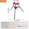 image:imageMophorn 4606 Tripod Pipe Chain Vise 186 CapacityPipe Stand Portable Foldable Steel LegsPipe Stands wTool Tray Tripod Stand Chain Vise Ideal for a Variety of Pipe MaterialsPipe Chain Vise Stand