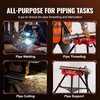 image:imageMophorn 4606 Tripod Pipe Chain Vise 186 CapacityPipe Stand Portable Foldable Steel LegsPipe Stands wTool Tray Tripod Stand Chain Vise Ideal for a Variety of Pipe MaterialsPipe Chain Vise Stand