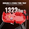 image:imageMophorn 4606 Tripod Pipe Chain Vise 186 CapacityPipe Stand Portable Foldable Steel LegsPipe Stands wTool Tray Tripod Stand Chain Vise Ideal for a Variety of Pipe MaterialsPipe Chain Vise Stand