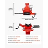 image:imageMophorn Screw Bench Chain Vise 18 to 5Inch Pipe Capacity Heavy Duty Bench Chain Pipe Vise with Crank Handle NeopreneCoated Jaw Cast Iron Material Ideal for a Variety of Pipes12  8 Bench Mount